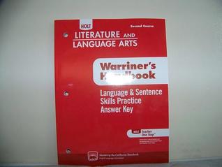Language/Sent Skl Anky Crs2 Hllawh 2010 (Holt Literature & Language Arts Warriner's Handbook)