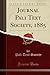 Journal Pali Text Society, ...