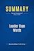 Summary: Louder than Words: Review and Analysis of Henry's Book