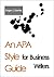 An APA Style Guide for Business Writers by Roger J. Davies