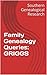 Family Genealogy Queries: G...