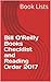 Bill O’Reilly Books Checklist and Reading Order 2017 by Book Lists