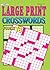 Large Print Crosswords Puzzle Book-Volume 120