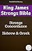 King James Strongs Bible: Strongs Concordance - Hebrew and Greek (Study Bible Halseth Book 14)