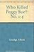 Who Killed Peggy Sue?
