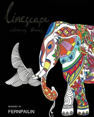 Linescape Coloring book: Art Crafts & Hobbies : Coloring Books for Grown-Ups : Animals