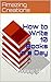How to Write 10 Books in a Day: Writing Skills