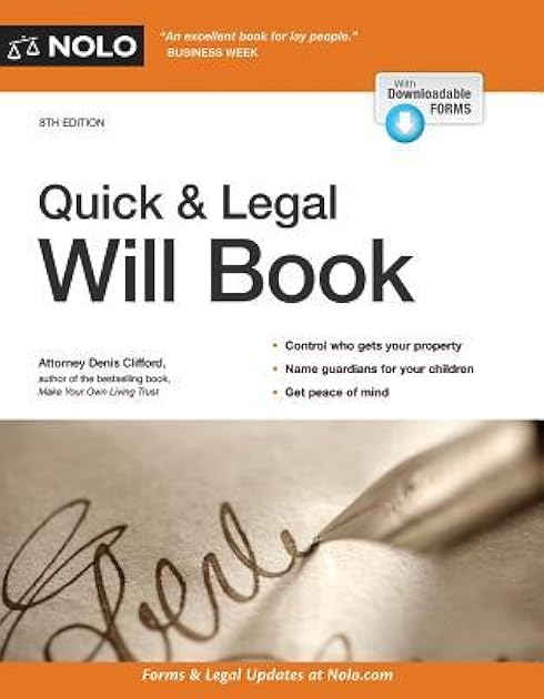 Quick & Legal Will Book