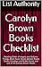 Carolyn Brown Books Checklist: Reading Order of Angels and Outlaws Trilogy, Black Swan Series, Broken Roads Series, Cowboys and Brides Series and List of All Carolyn Brown Books