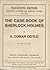 The Case-Book of Sherlock Holmes