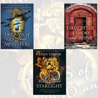 Daughter of Smoke and Bone Trilogy Collection Laini Taylor 3 Books Set