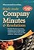 Ready-made Company Minutes ...