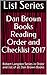 Dan Brown Books Reading Order and Checklist 2017 by List Series