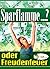 Sparflamme oder Freudenfeue...