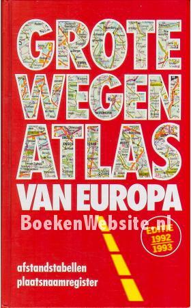 Grote wegenatlas van Europa Editie 1994/1995