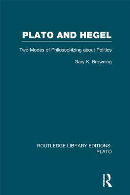 Plato and Hegel (Rle: Plato): Two Modes of Philosophizing about Politics
