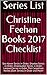Christine Feehan Books 2017 Checklist: Sea Haven Series in Order, Shadow Series in Order, Ghostwalker Series in Order, Leopard Series in Order, The Carpathian Novels (Dark Series) in Order and More!