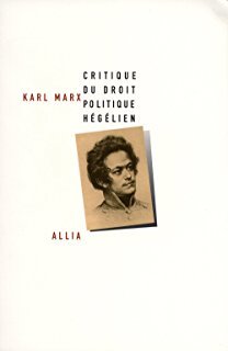 Critique du droit politique hégélien