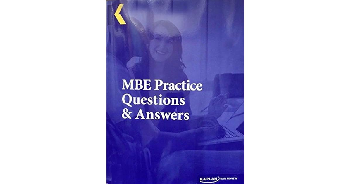 2016 Kaplan PMBR Bar Review MBE Practice Questions and Answers PMBR5090G by Kaplan Test Prep