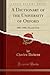 A Dictionary of the University of Oxford: 1885-1886, Second Year