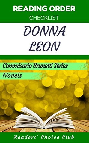 Reading order checklist: Donna Leon - Series read order: Commisario ...