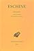 Discours: Tome I : Contre Timarque. - Sur l'Ambassade infidèle. (Collection Des Universites De France Serie Grecque) (French Edition)