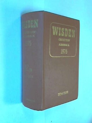 Wisden Cricketers' Almanack 1975 (Hardcover)