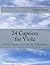 24 Caprices for Viola: Viol...