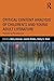 Critical Content Analysis o...