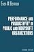 Performance and Productivity in Public and Nonprofit Organizations