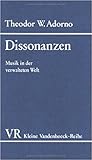 Dissonanzen: Musik in der verwalteten Welt