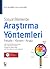 Sosyal Bilimlerde Araştırma Yöntemleri
