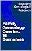 Family Genealogy Queries: '...
