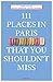 111 Places in Paris That You Shouldn't Miss by Sybil Canac