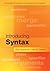Introducing Syntax (Cambridge Introductions to Language and Linguistics)
