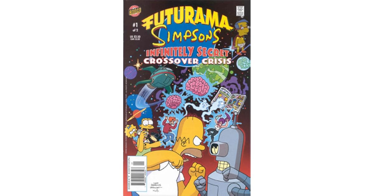 Futurama Simpsons Infinitely Secret Crossover Crisis #1 by Ian Boothby