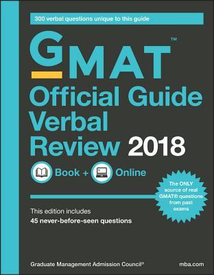 The Official Guide for GMAT Verbal Review 2018: Book + Online (with Online Question Bank and Exclusive Video)