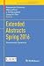 Extended Abstracts Spring 2...