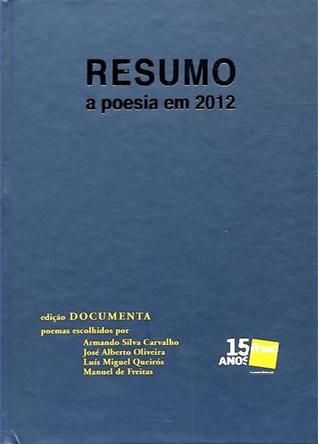 Resumo - a Poesia em 2012 (Hardcover)