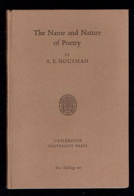 The Name and Nature of Poetry (Hardcover)