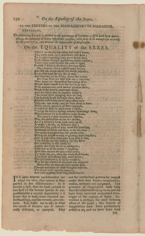 Essay: On the Equality of the Sexes (Unknown Binding)