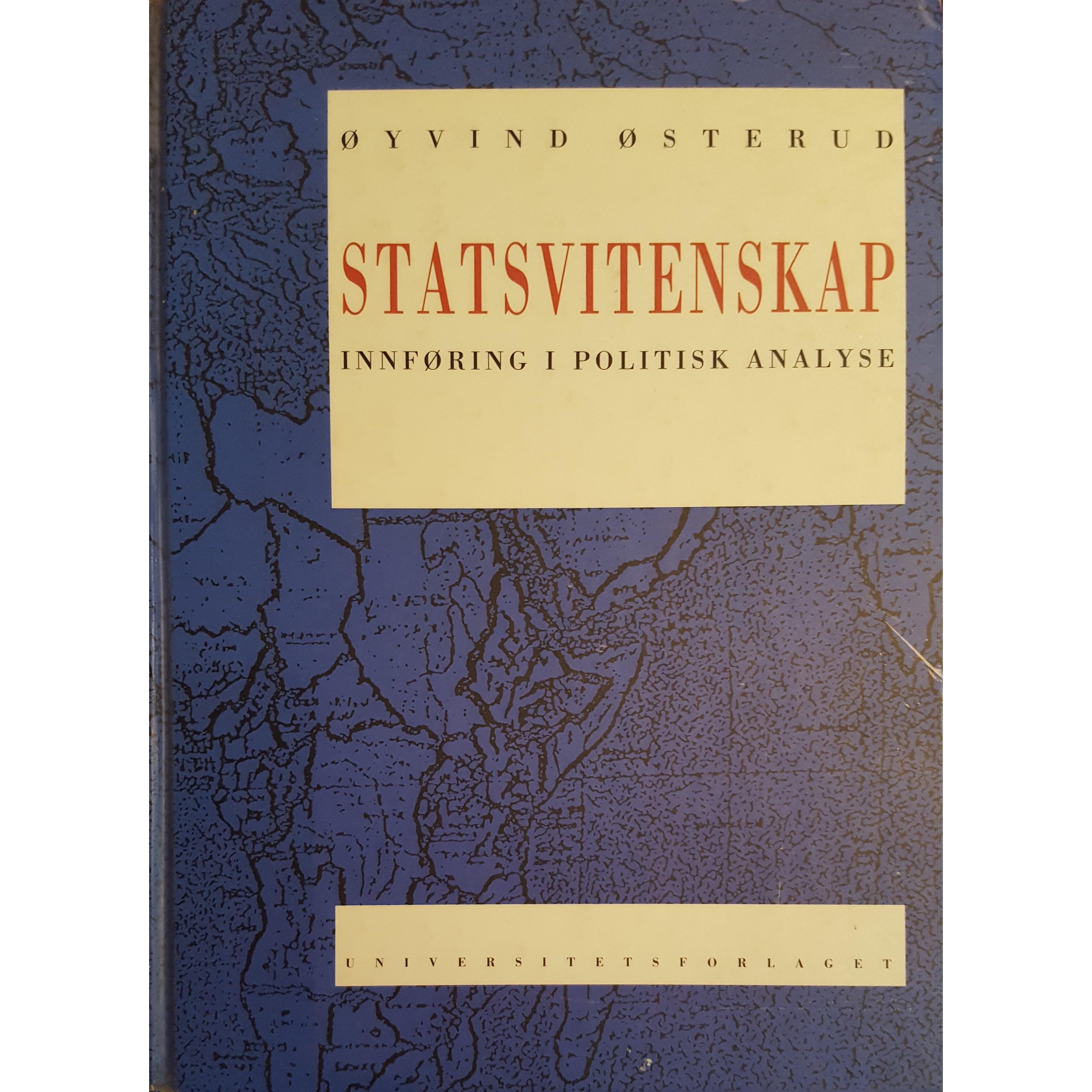 Statsvitenskap Innforing I Politisk Analyse By Oyvind Osterud