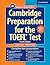 Cambridge Preparation for the TOEFL Test Book with Online Practice Tests and Audio CDs (8) Pack 4th Edition