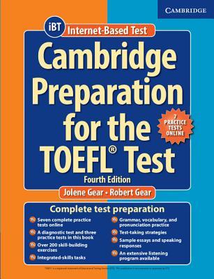 Cambridge Preparation for the TOEFL Test Book with Online Practice Tests and Audio CDs (8) Pack 4th Edition