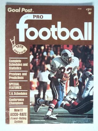 1975 Goal Post Magazine NFL Preview Issue - O.J. Simpson (Buffalo Bills) Cover