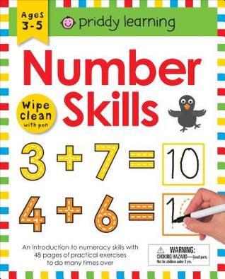 Wipe Clean Workbook: Number Skills (enclosed spiral binding): Ages 4-7; wipe-clean with pen & flash cards (Wipe Clean Learning Books)