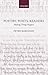 Poetry, Poets, Readers: Mak...
