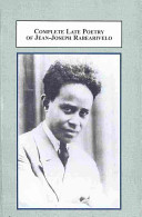 Complete Late Poetry of Jean-Joseph Rabearivelo (Hardcover)