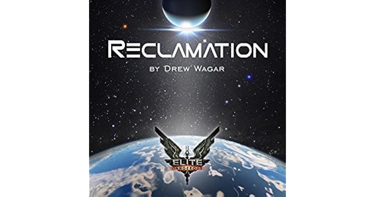Reclamation cover, showing the elite logo superimposed over an earth-like planet.