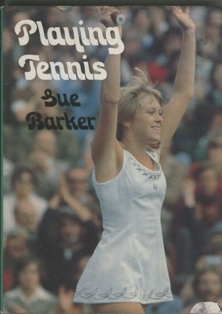 Playing tennis